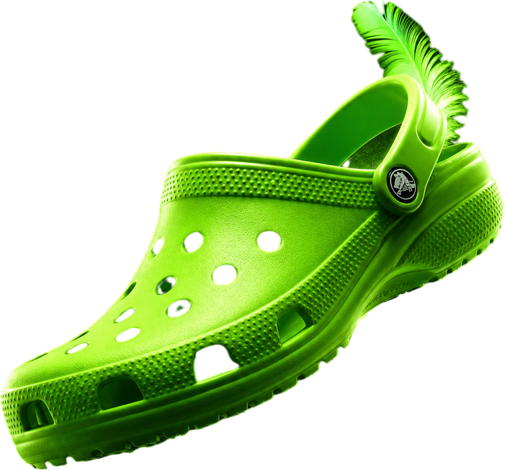 $CROCS floating shoe render